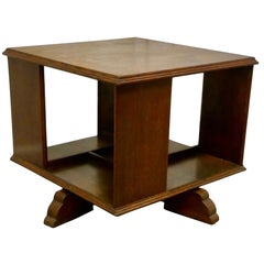 Used Table Top Oak Revolving Bookcase