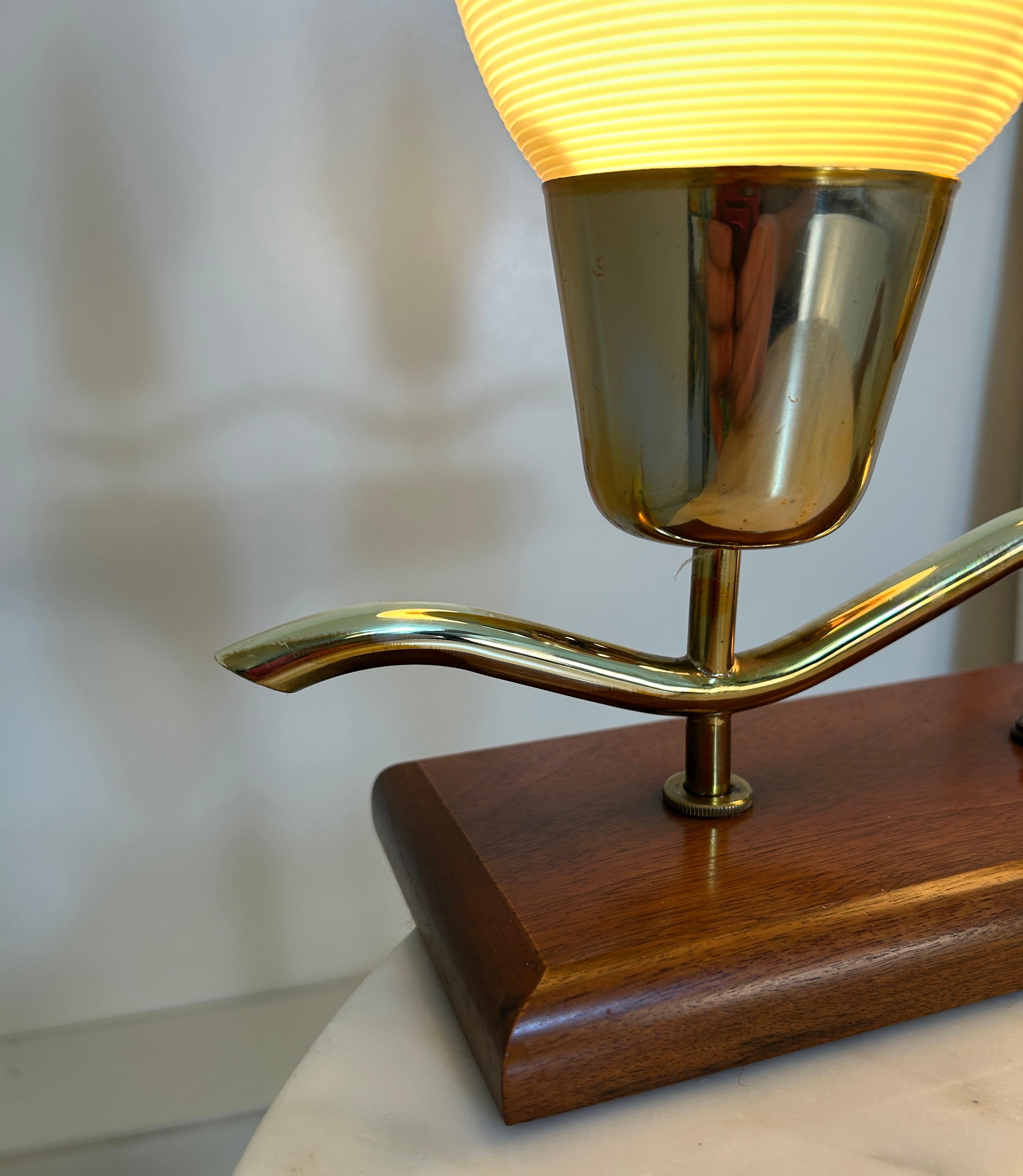 Table Top Rotaflex double shade lamp For Sale 3