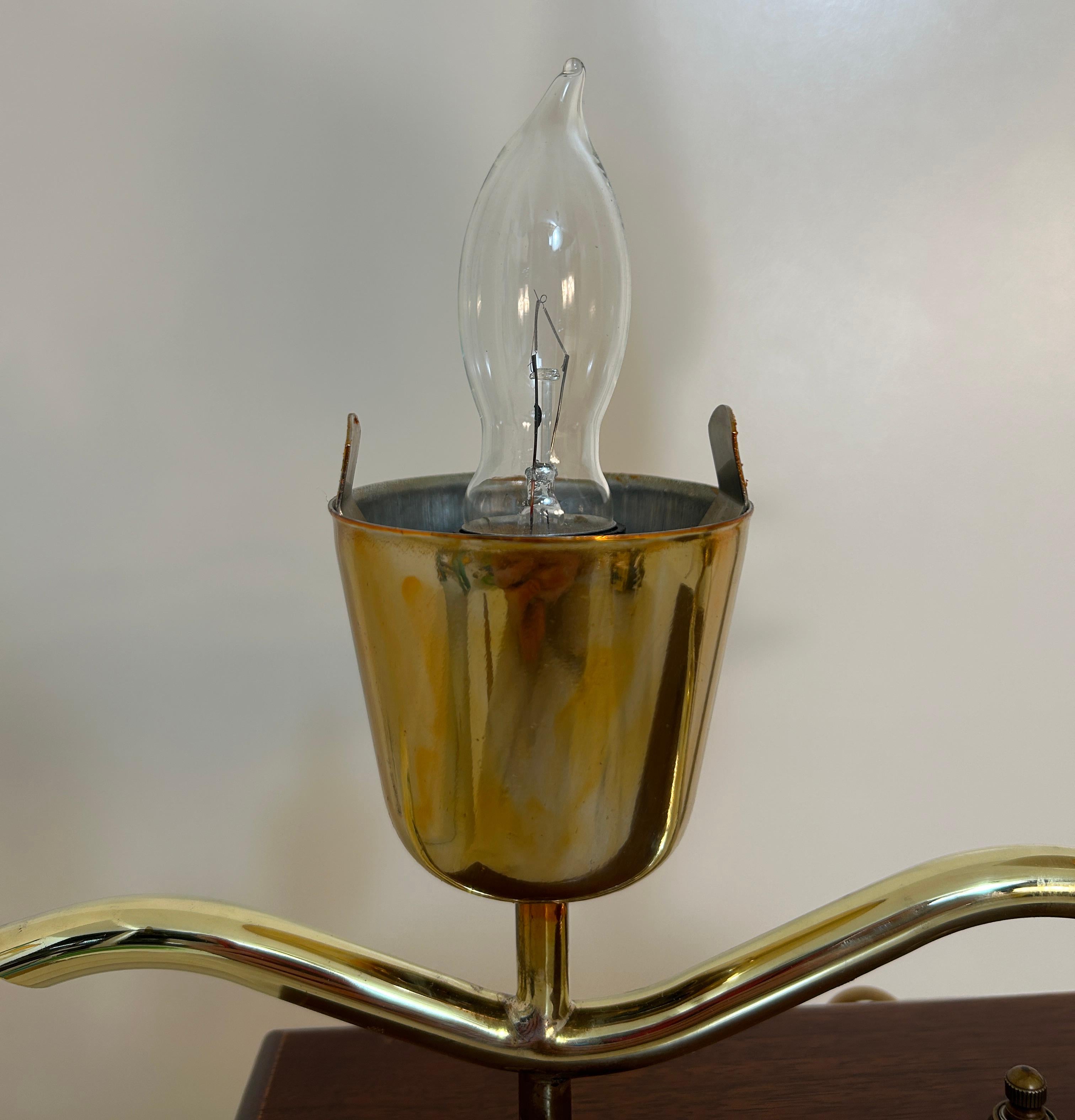 Table Top Rotaflex double shade lamp For Sale 1