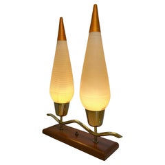 Table Top Rotaflex double shade lamp