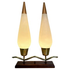 Table Top Rotaflex double shade lamp