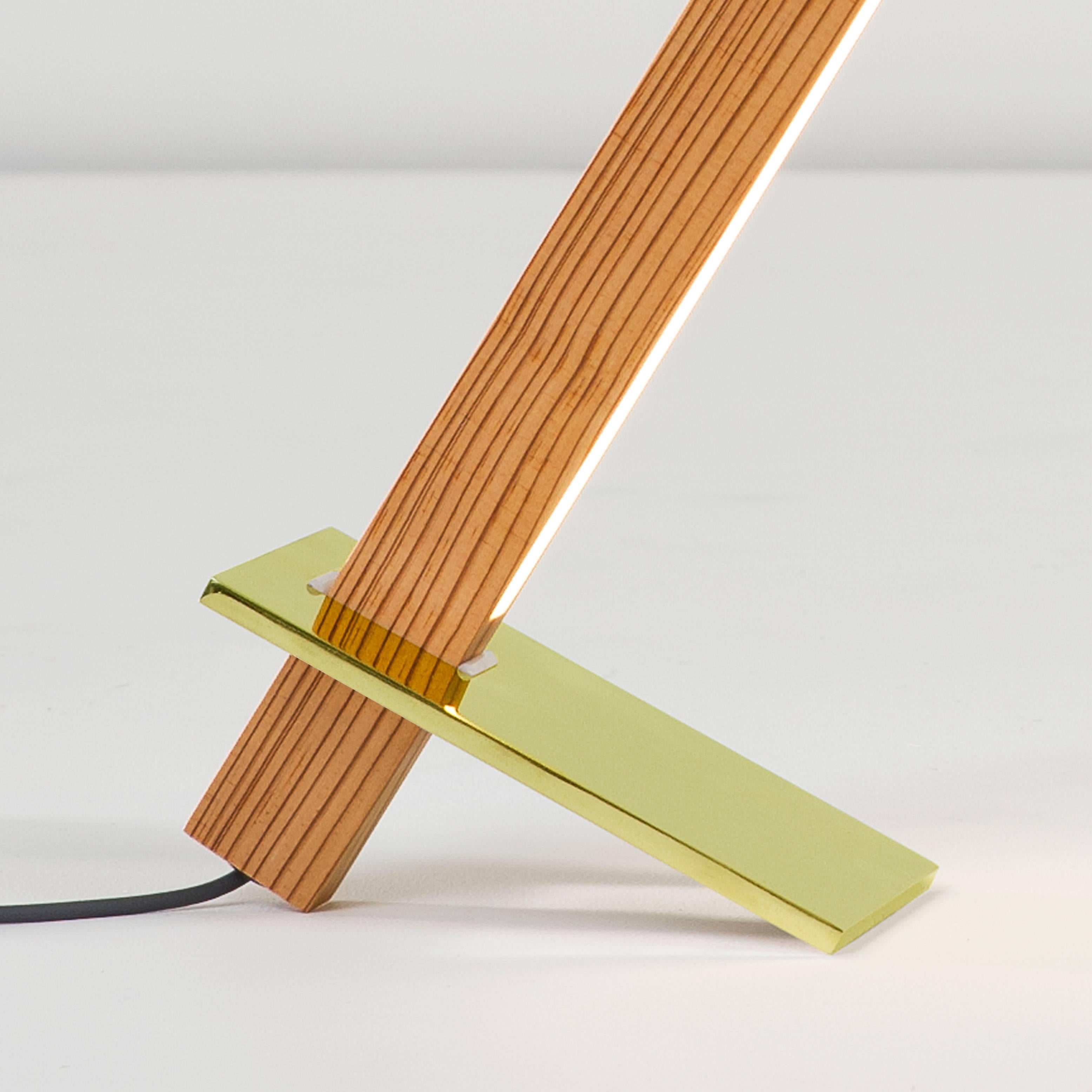 The Stickbulb LED 2ft table torch, the first lighting design created by Stickbulb, is now available in a limited edition of five offered exclusively through 1stdibs. Fabricated using limited edition Fire & Ice wood (featured in Stickbulb’s