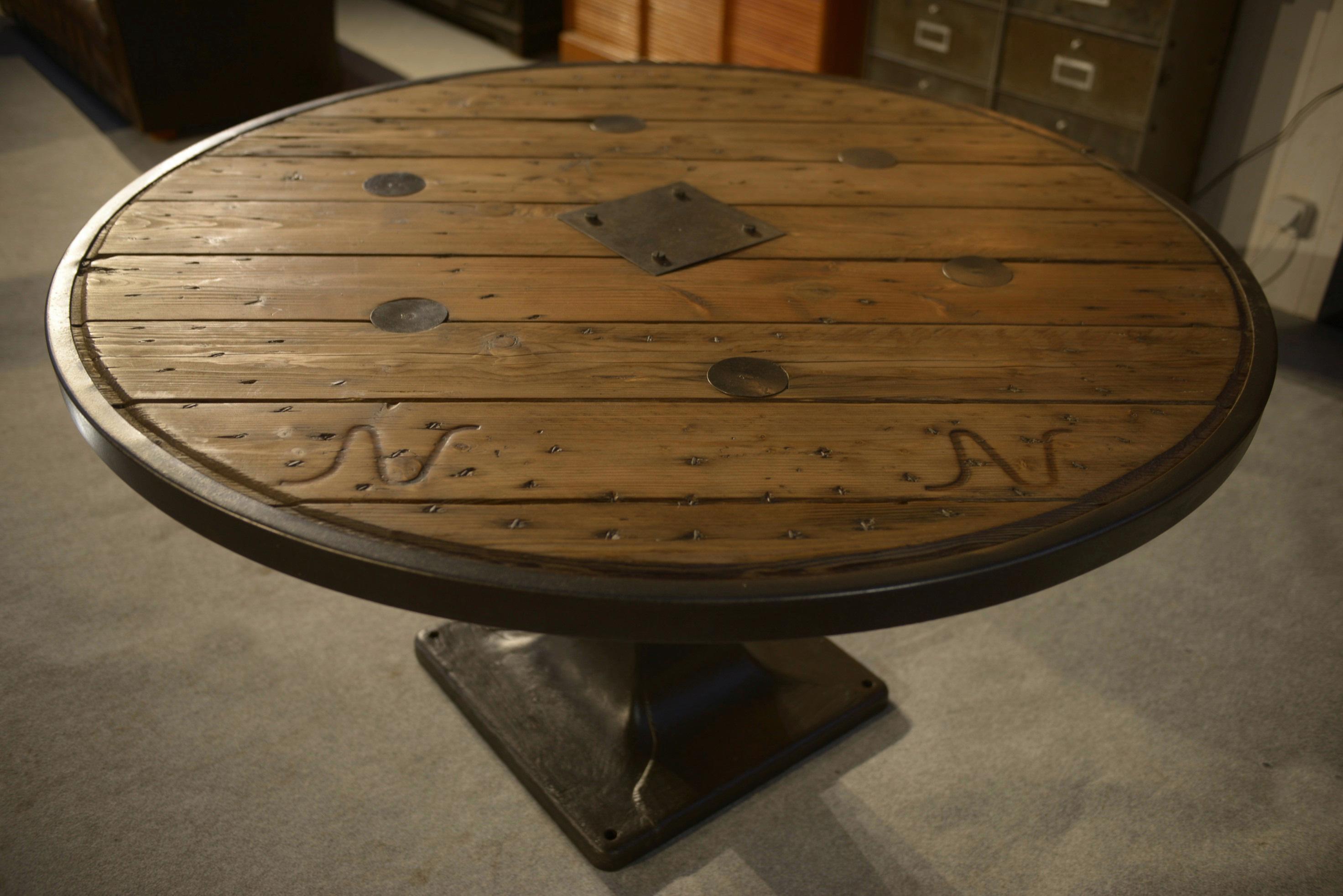 Francese Table touret industriel XIXème in vendita