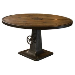 Table touret industriel XIXème