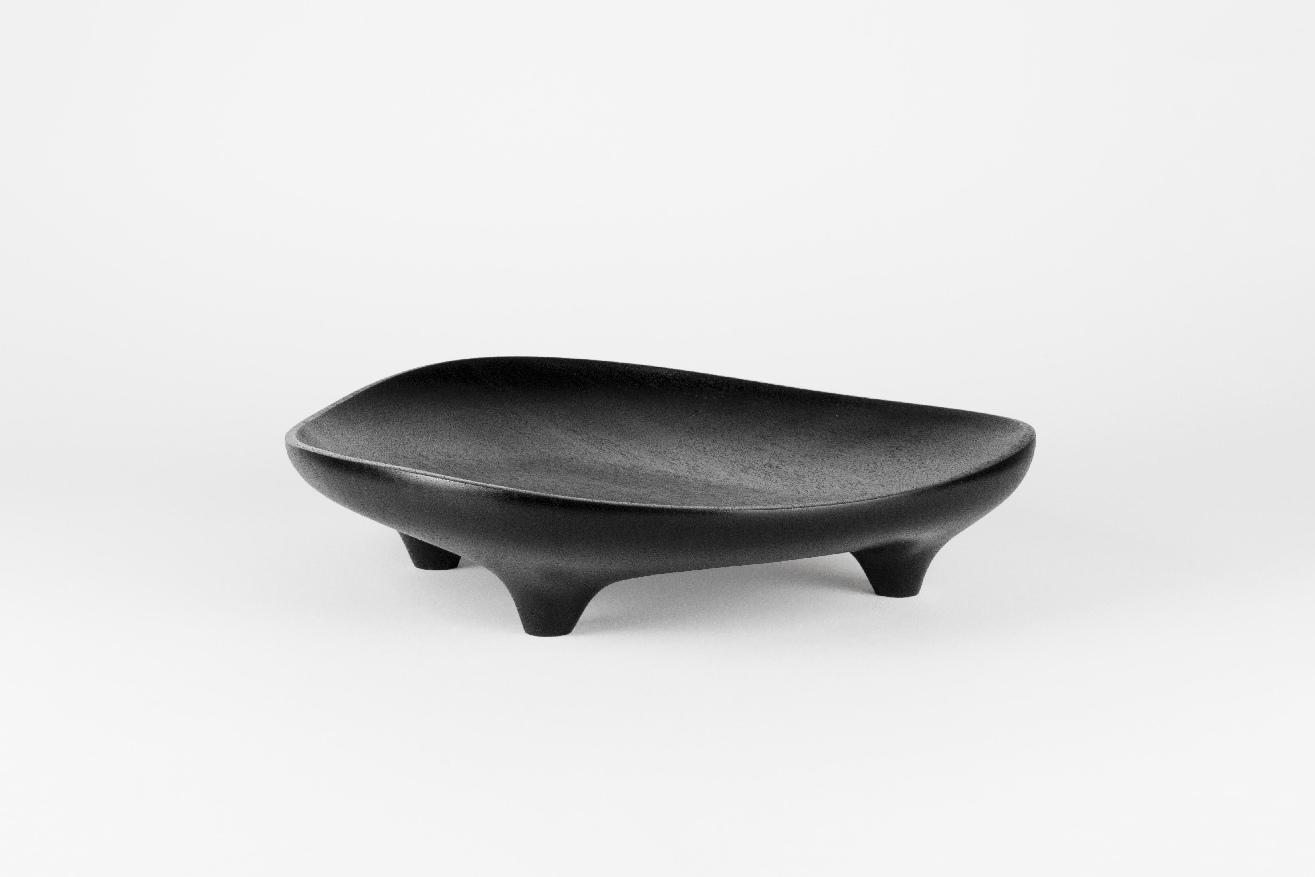 Walnut Table Tray by Maxime Goléo For Sale