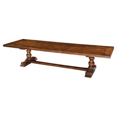 Table Trestle Dining Refectory 20-Seater Cherrywood