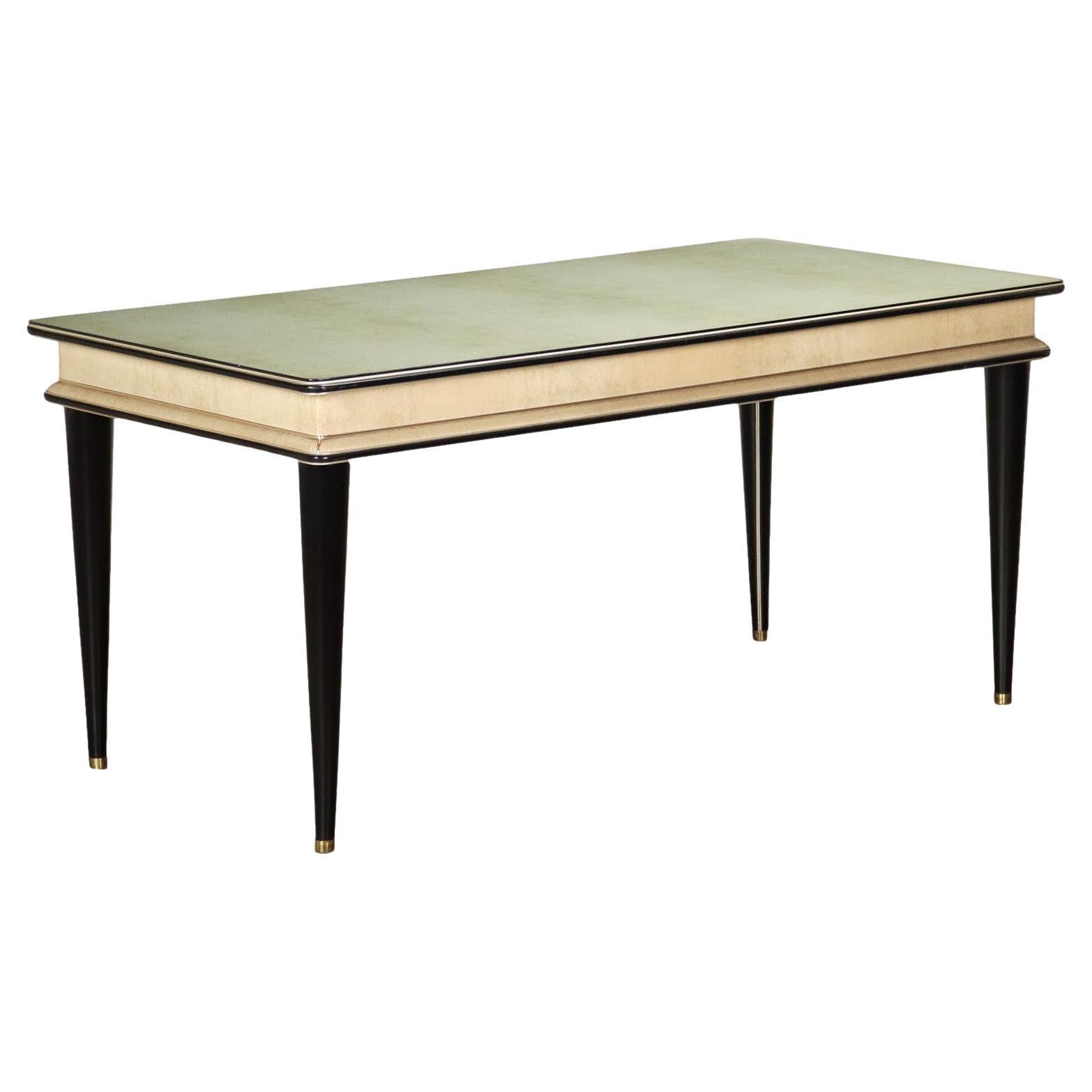 Table U. Mascagni Ebony Wood, Italy, 1950s-1960s For Sale