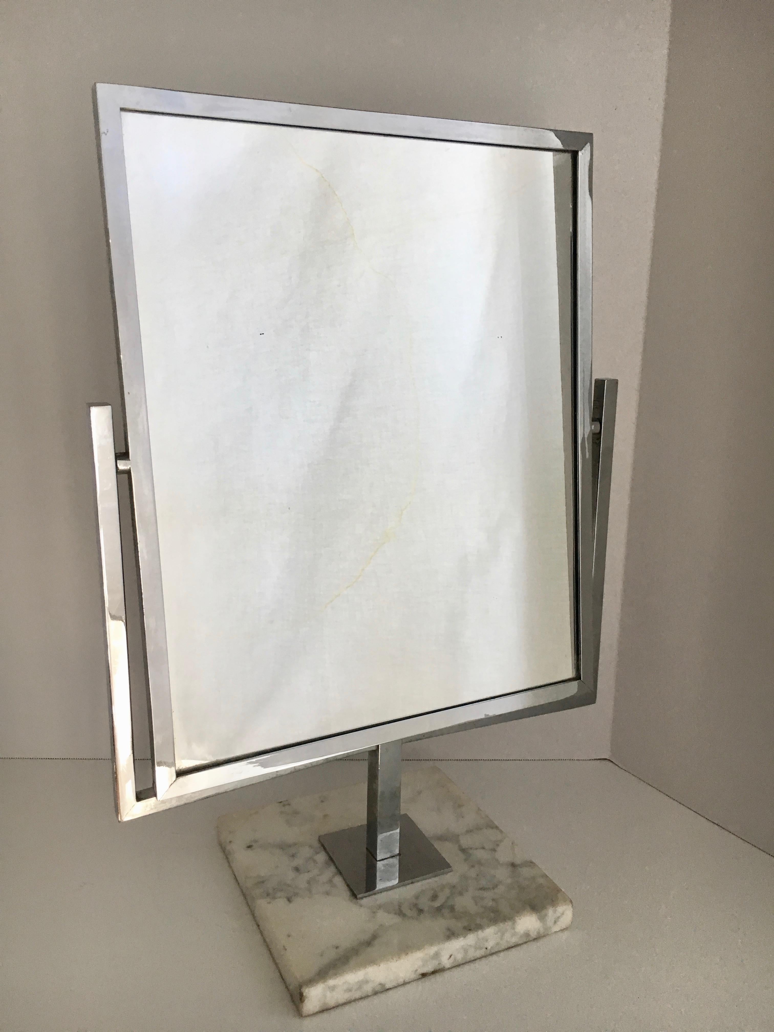 vanity mirror with marble base