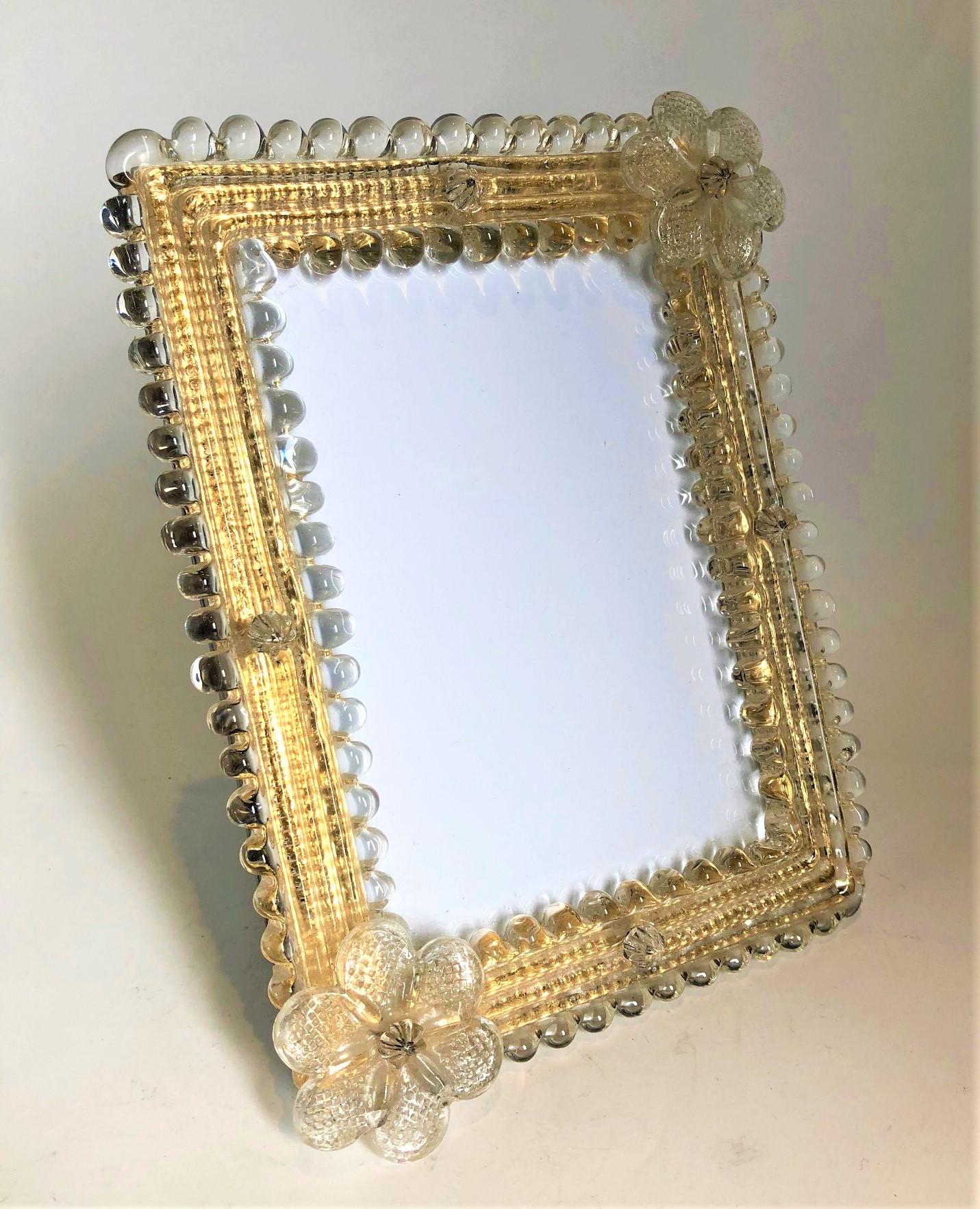 Table Venetian / Murano Picture Frame 1