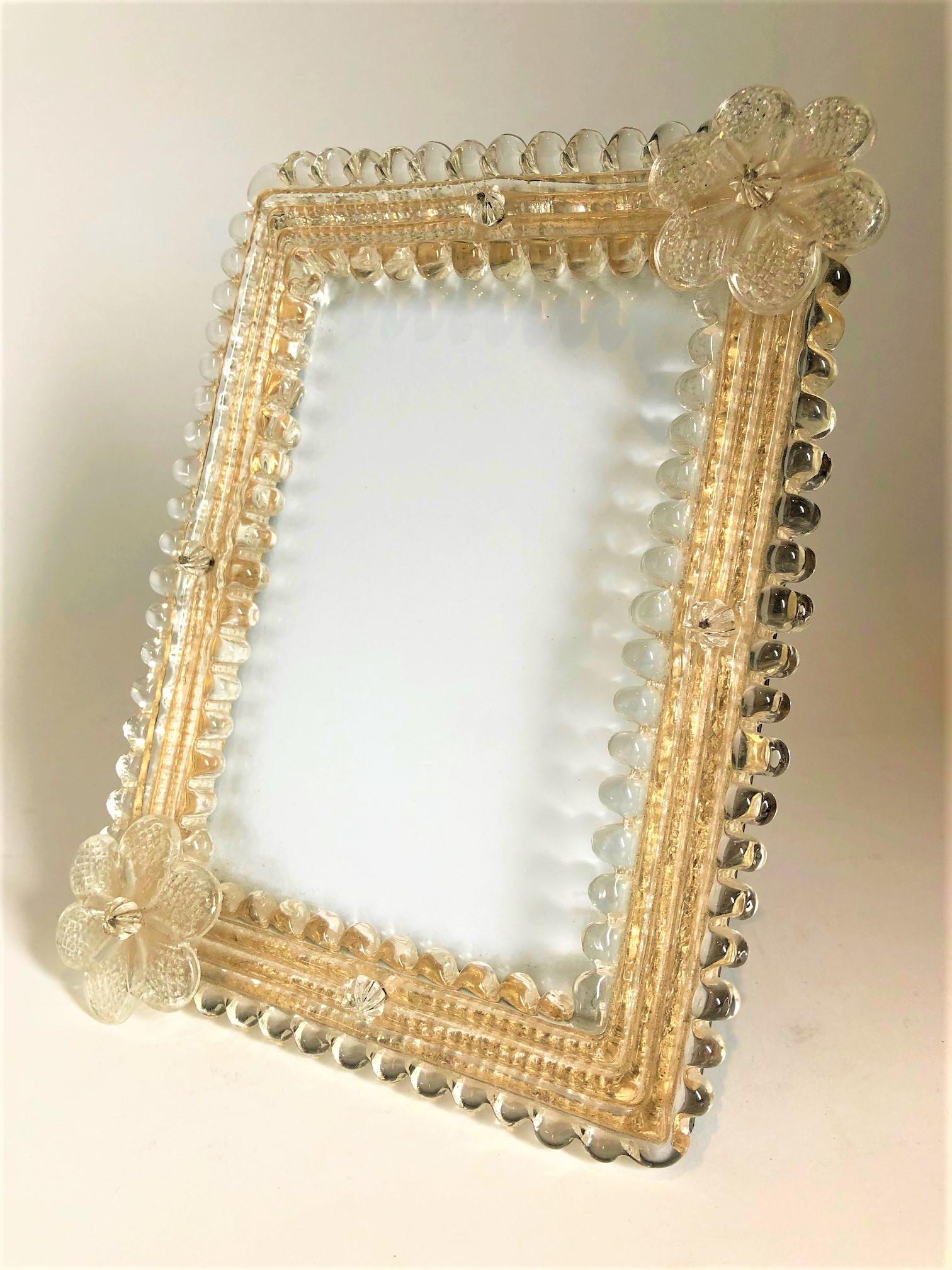 venetian glass picture frames