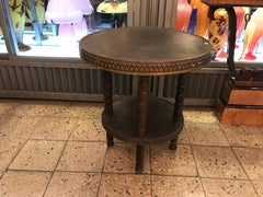 Table Viennese Secession, 1900, Wood and Bronze