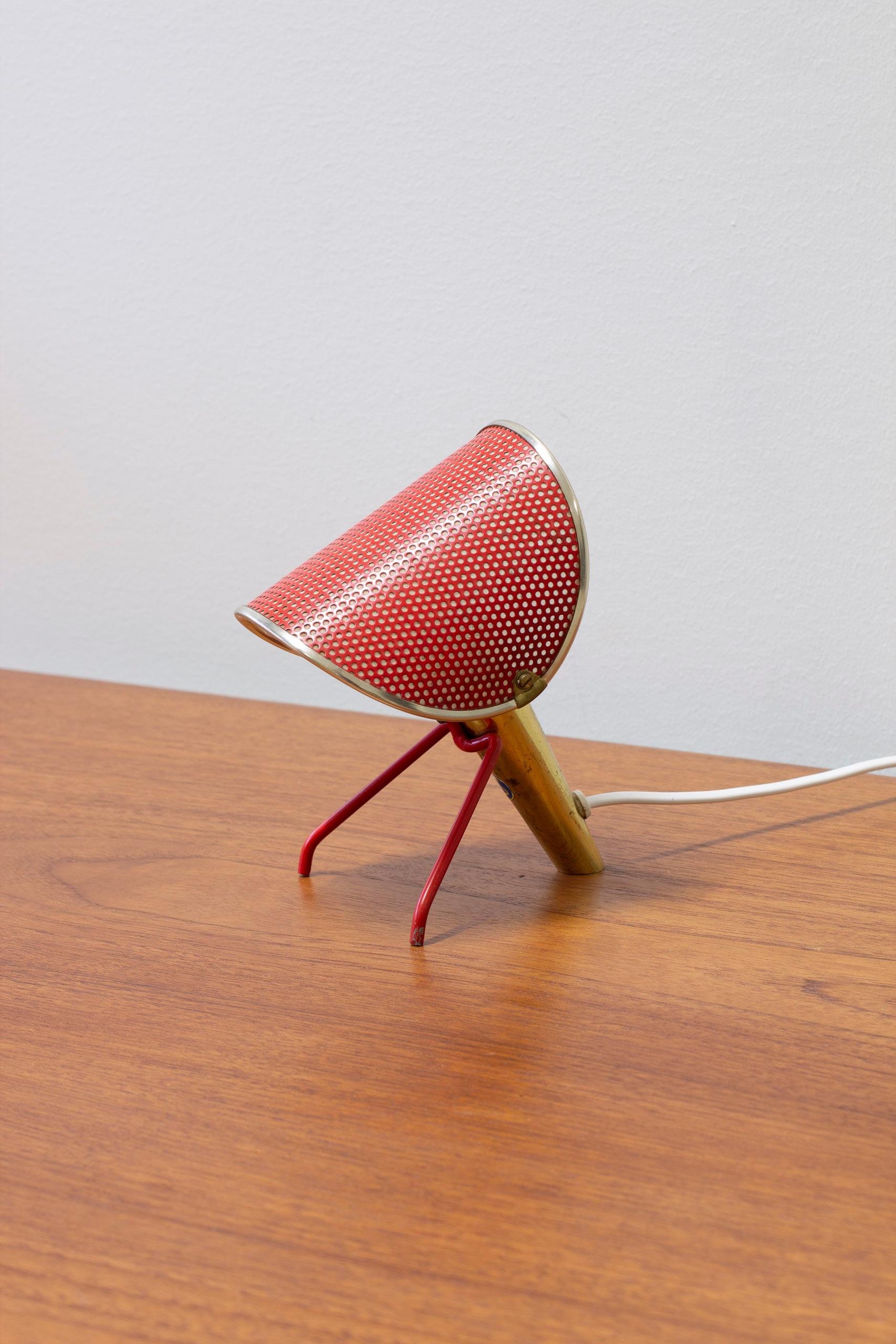 Table/wall lamp designed by Ernst Igl. Produced by Falkenbergs belysning 1950s For Sale 2