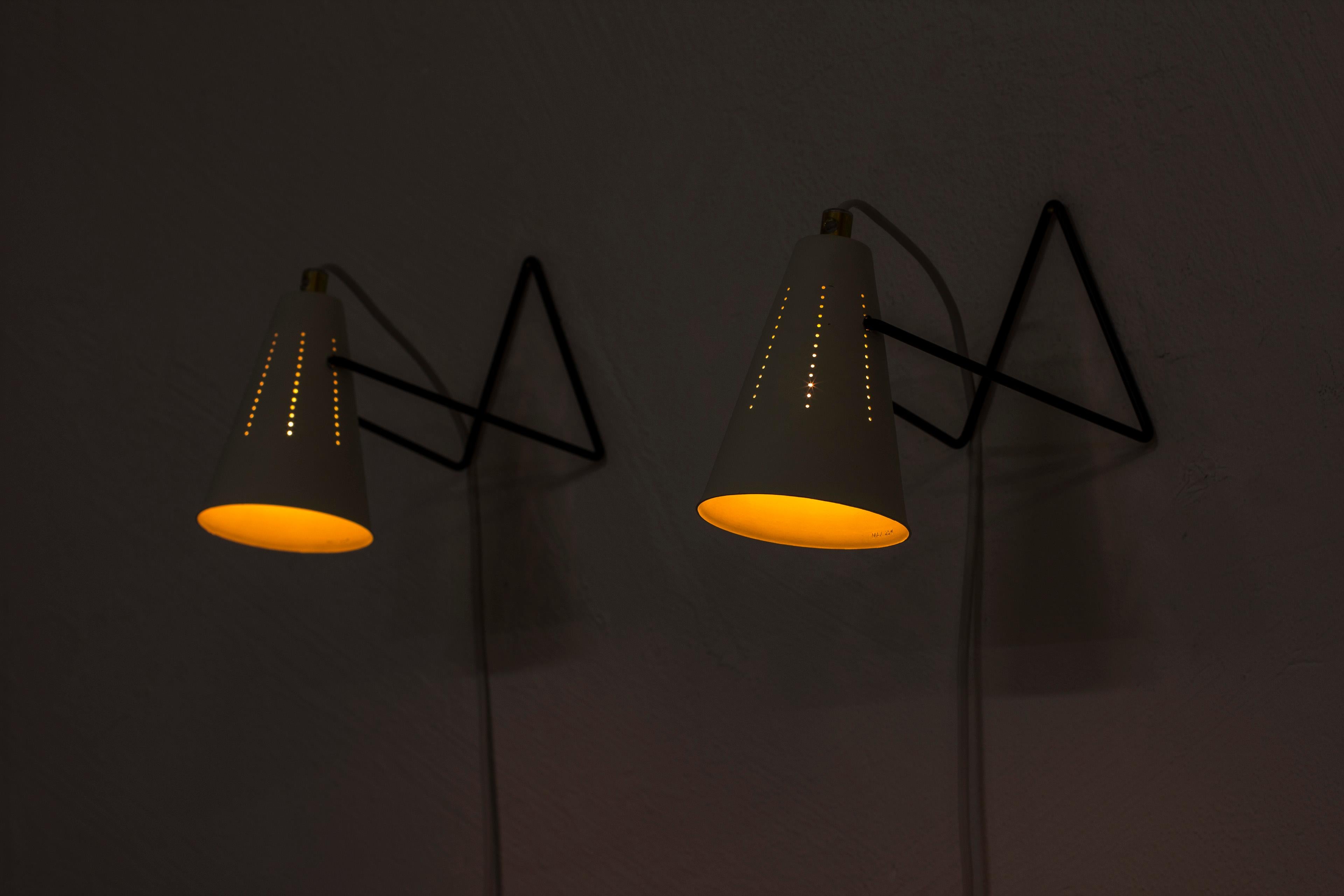 Table/Wall Lamps Model B790 by Boréns, Sweden, 1950s 5