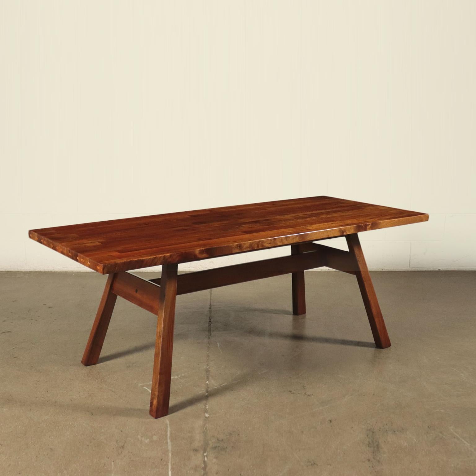 Table, Walnut Veneer, 1970s Giovanni Michelucci for Poltronova 4