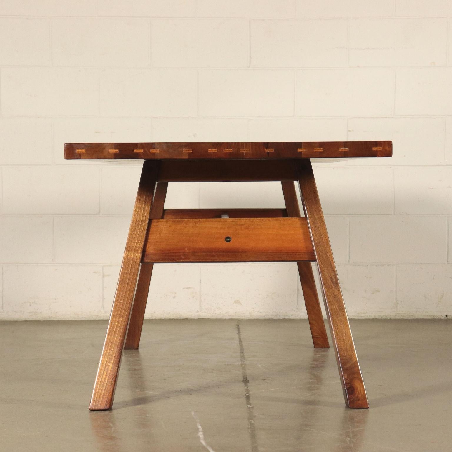 Table, Walnut Veneer, 1970s Giovanni Michelucci for Poltronova 3