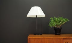 Table White Lamp Vintage Danish Design, 1960s