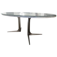 Table White Marble Herbert Hirch for Christian Holzapfel