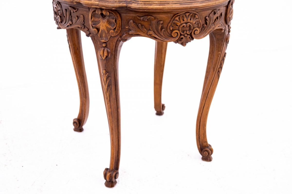 Late 19th Century Table with a marble top, France, circa 1870. For Sale