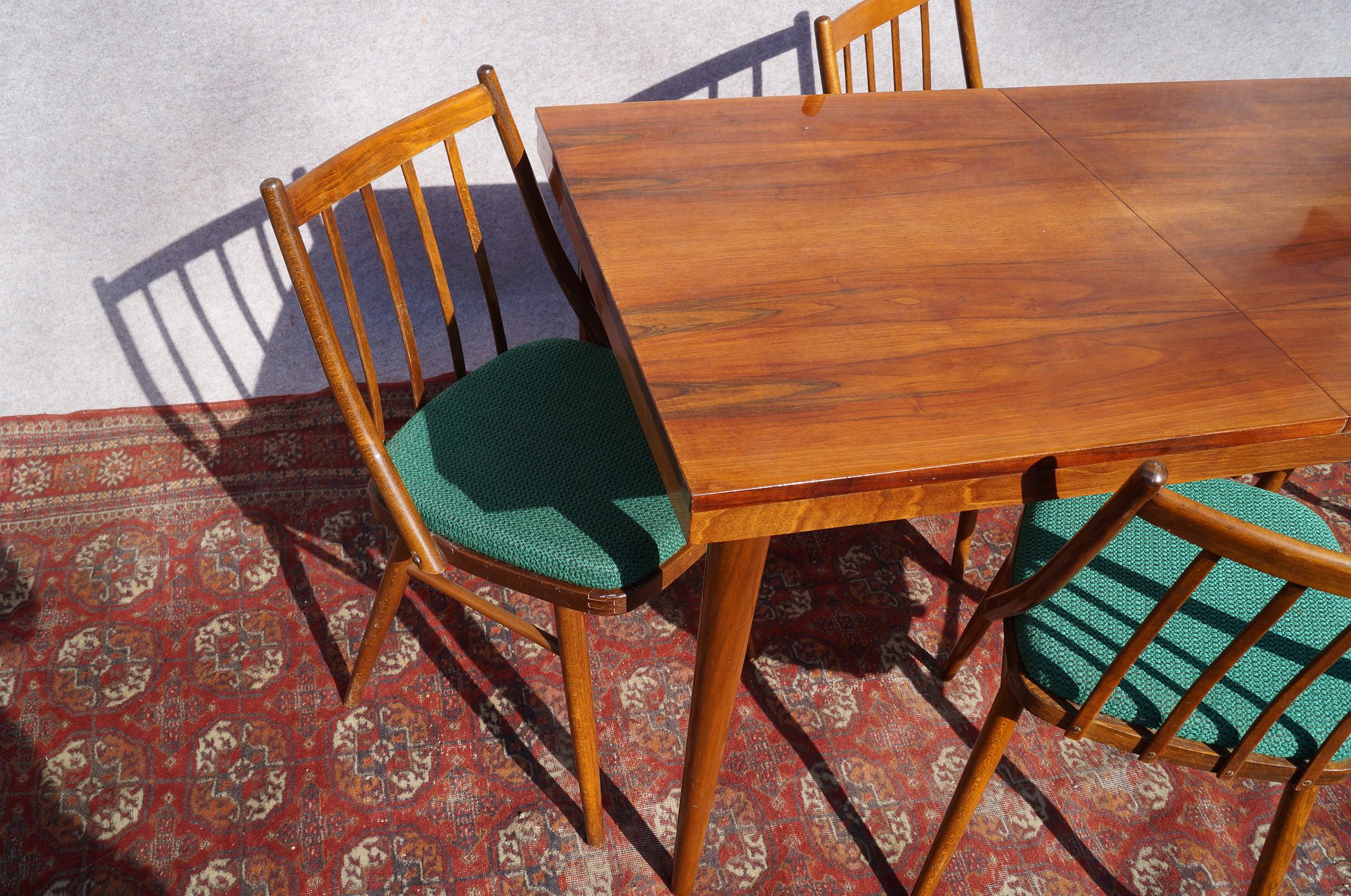 Art Deco Table with Chairs, 1960 For Sale