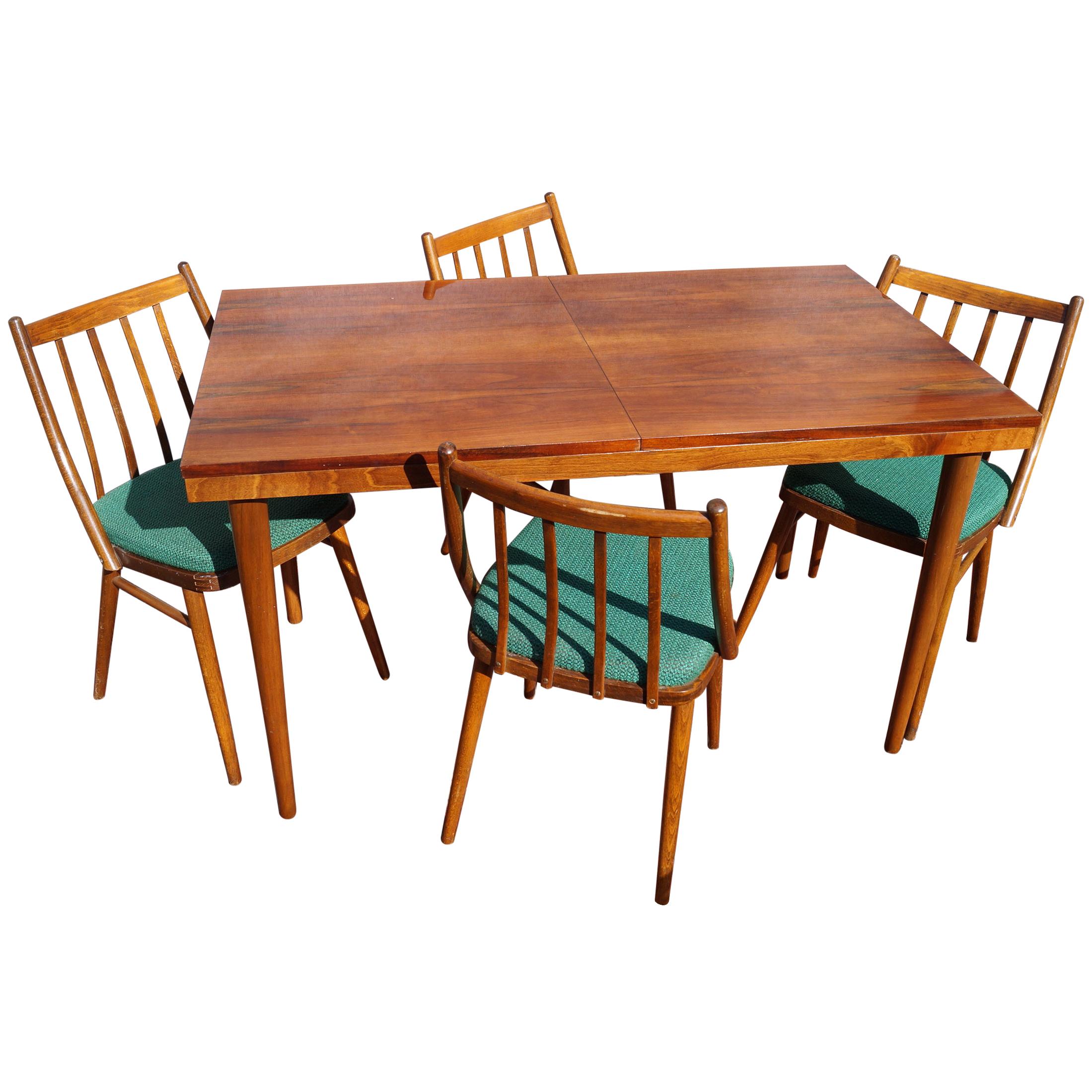 Tisch mit Stühlen, 1960
