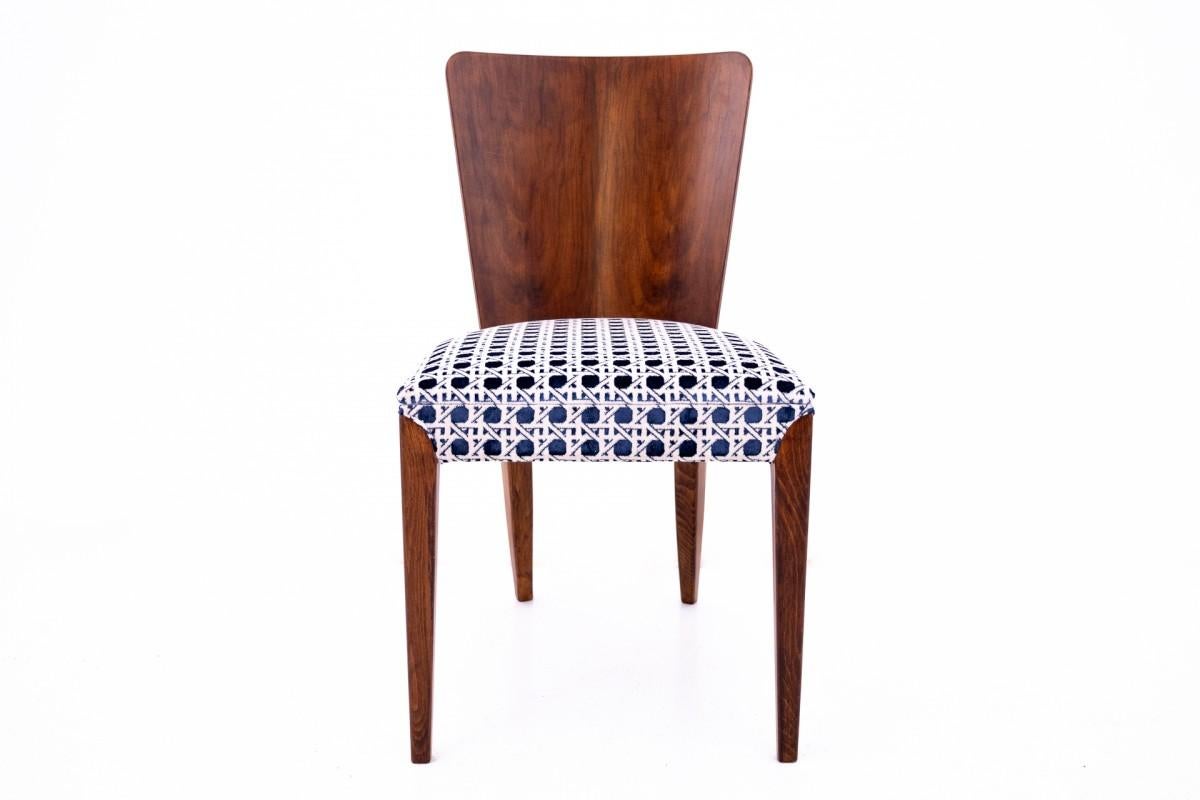 Table with chairs designed by J. Halabal from the 1930s, Czechoslovakia. After r For Sale 1