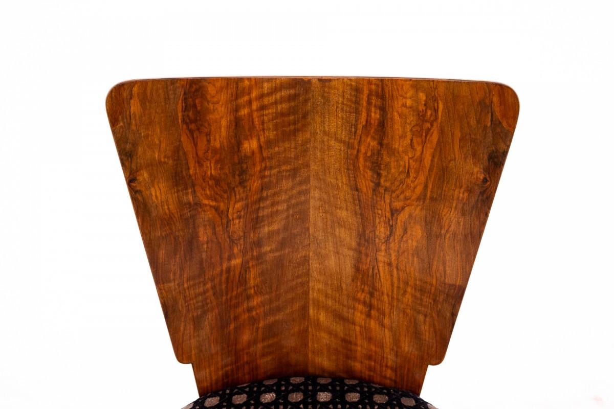 Mid-20th Century Table with chairs designed by J. Halabala from the 1930s, Czechoslovakia.