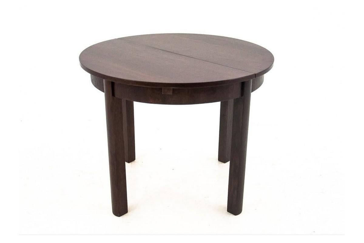 Polonais Table avec chaises pour une salle à manger de style Art déco, Pologne, vers 1940.  Furni en vente
