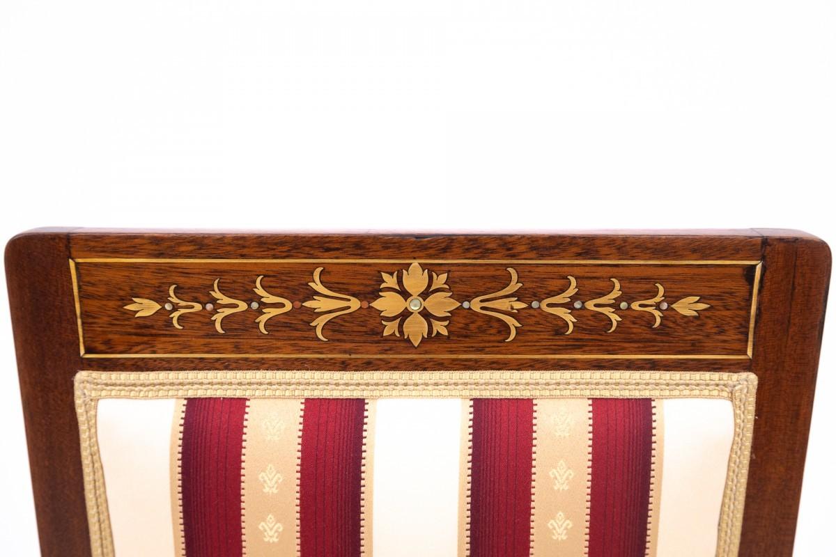 Table with chairs in Empire style, France. For Sale 2
