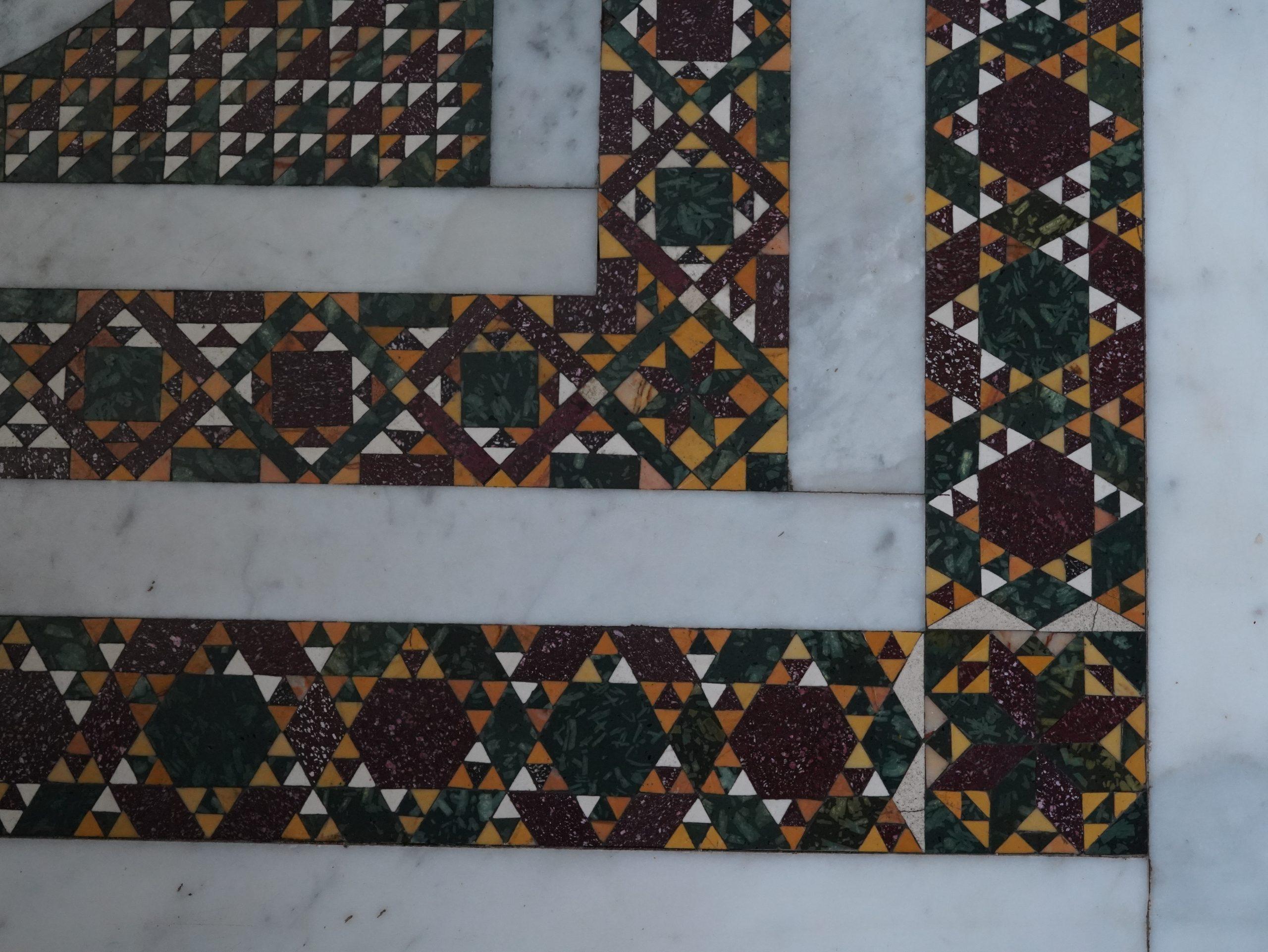 Italian Table with Cosmatesque Inlays For Sale