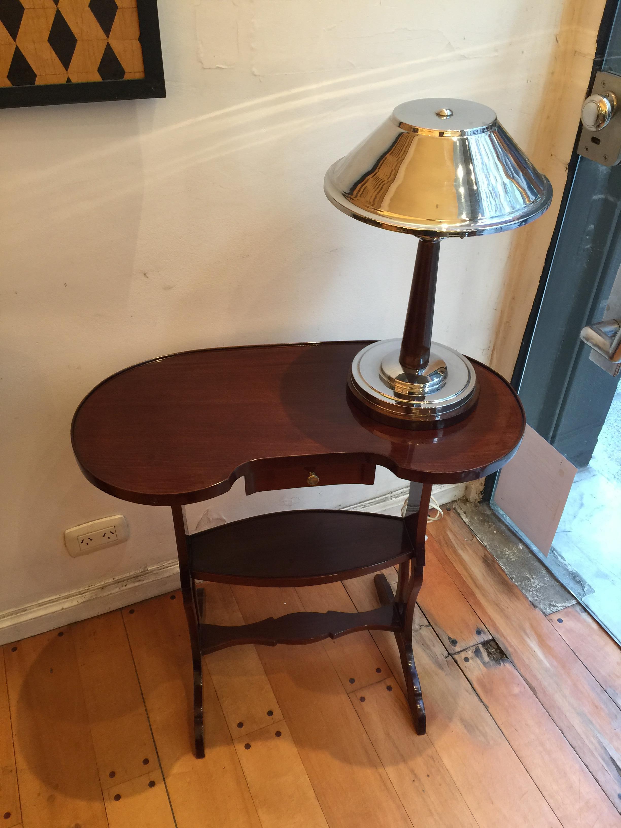 Table with Drawer in Wood, 1920, France For Sale 1