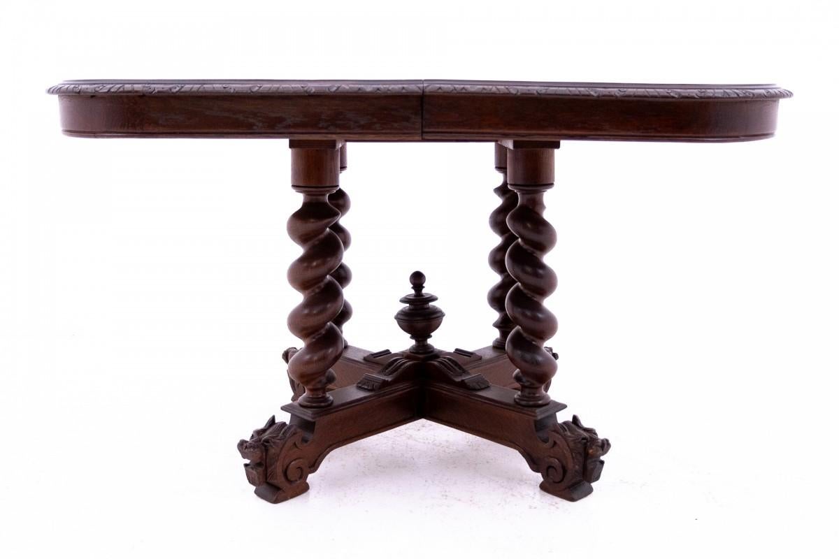 Table avec quatre chaises, style Renaissance, Allemagne, vers 1870 en vente 4