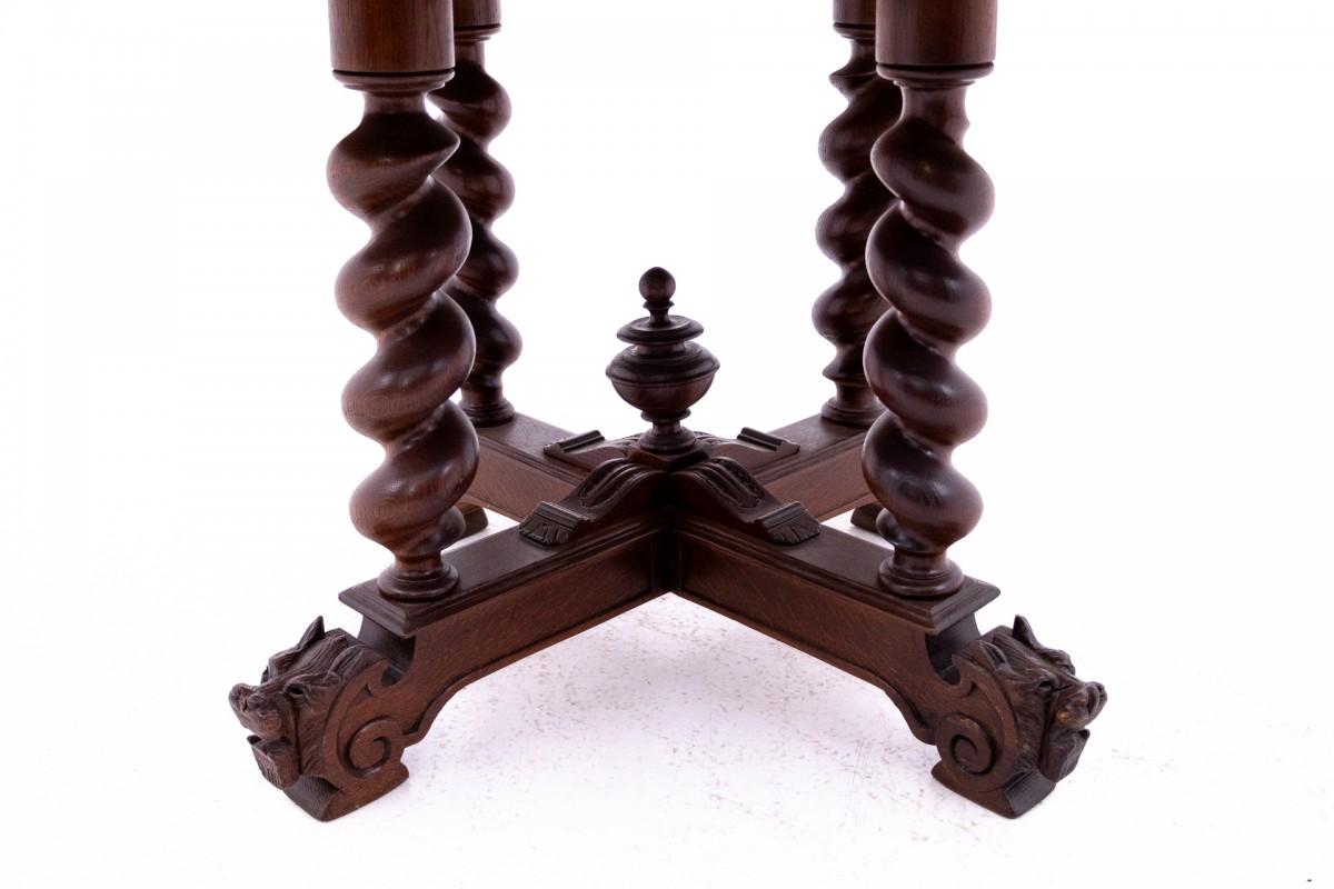 Table avec quatre chaises, style Renaissance, Allemagne, vers 1870 en vente 6