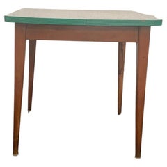 Table with Green Mosaic Laminate Top, 1950s