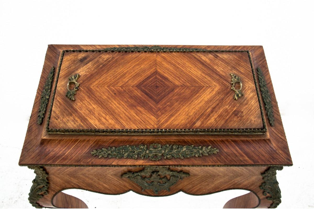 Early 20th Century Table with Jewelery Storage, France, 1900