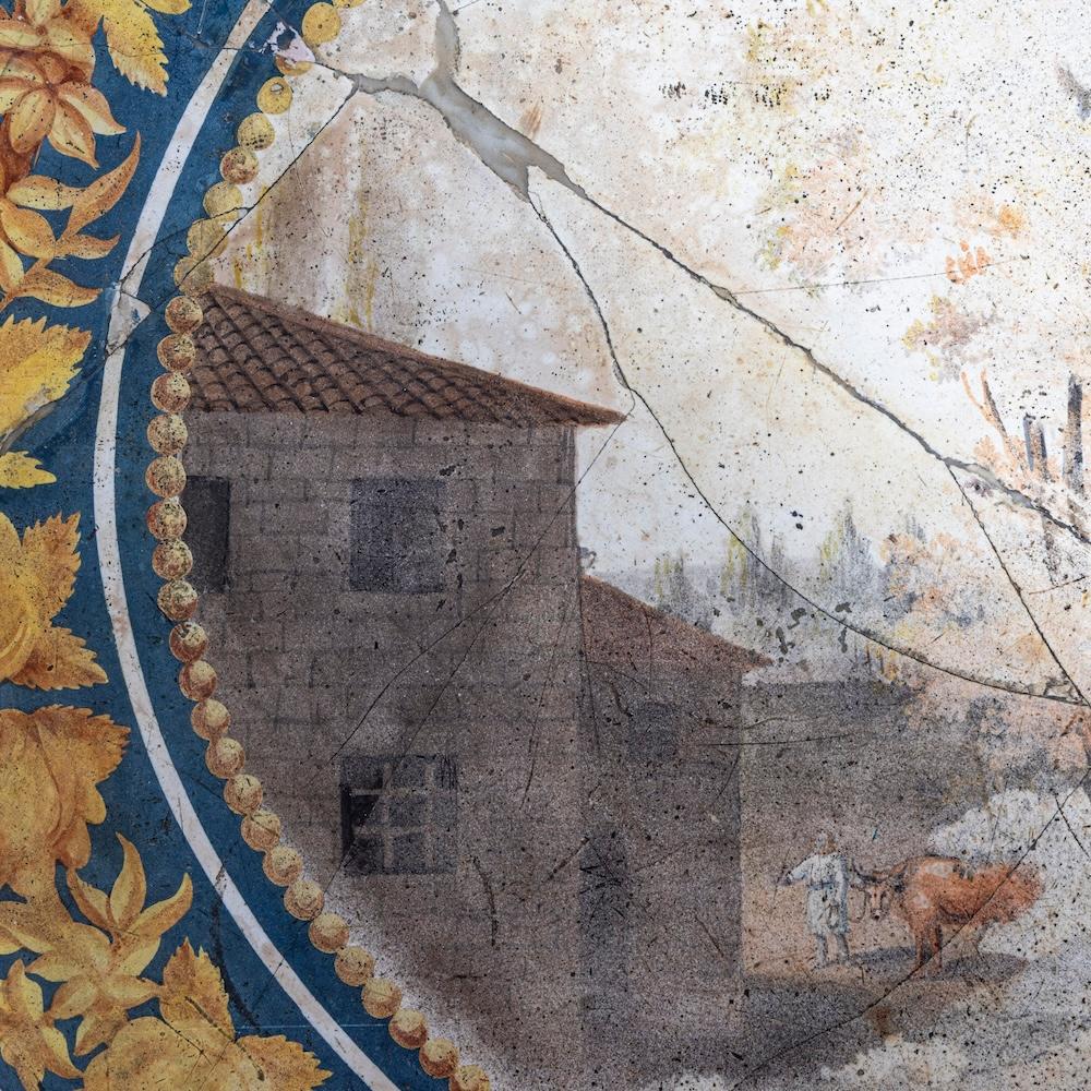 Table avec plateau en Scagliola, Italie, 2e moitié du 19e siècle en vente 4