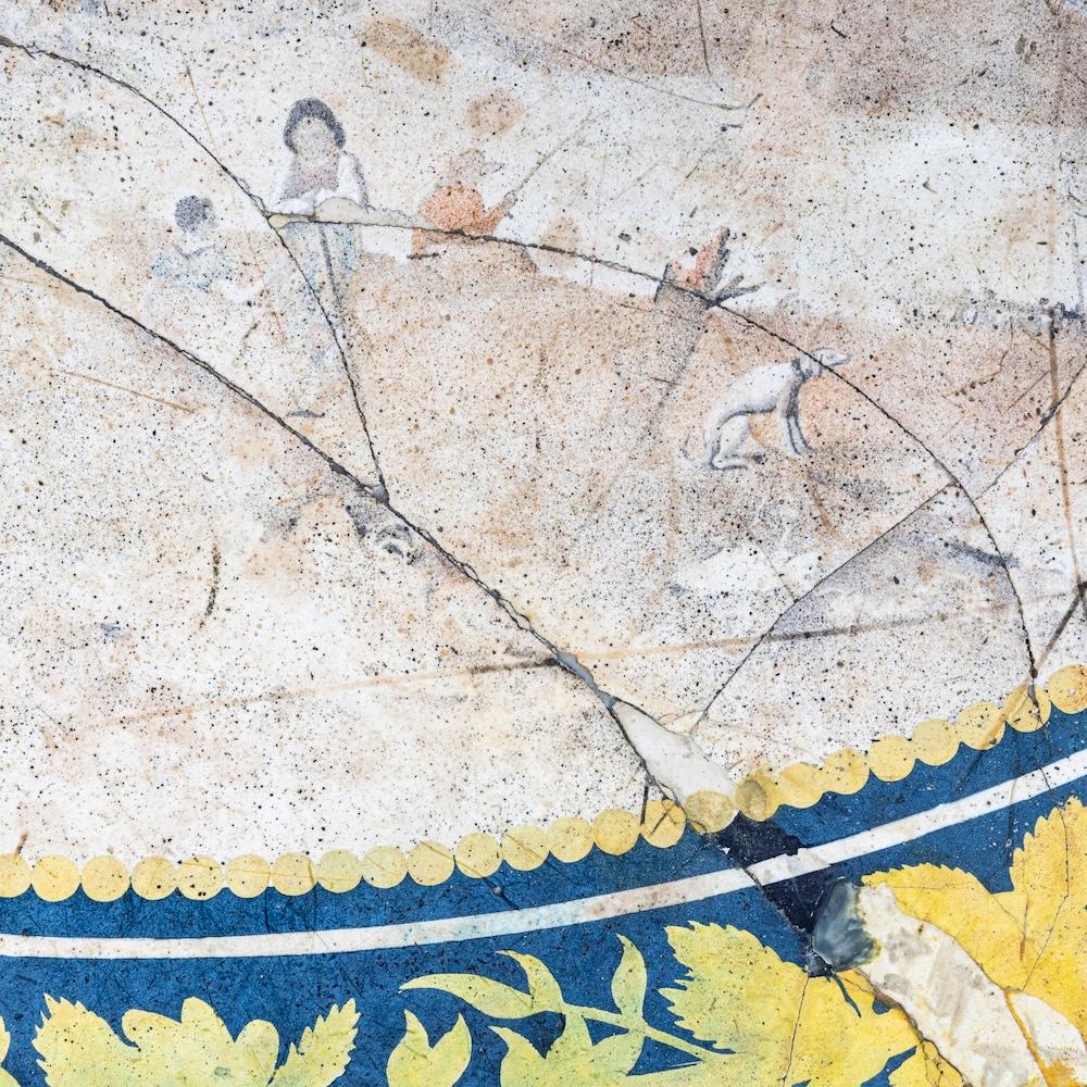 Table avec plateau en Scagliola, Italie, 2e moitié du 19e siècle en vente 2