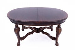 Table with six chairs, Western Europe, around 1900.