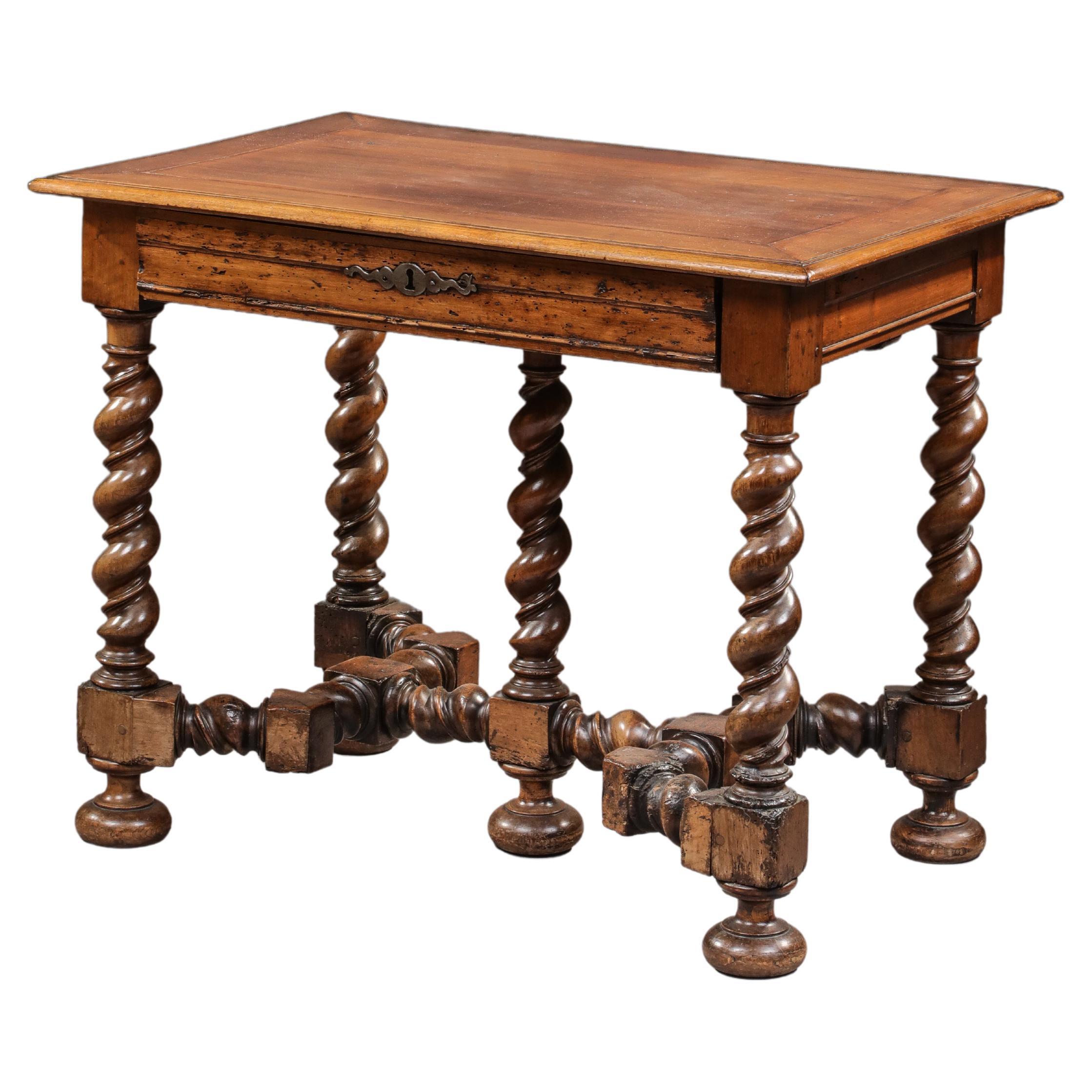 Table with Twisted Legs from the Louis XIII Period For Sale