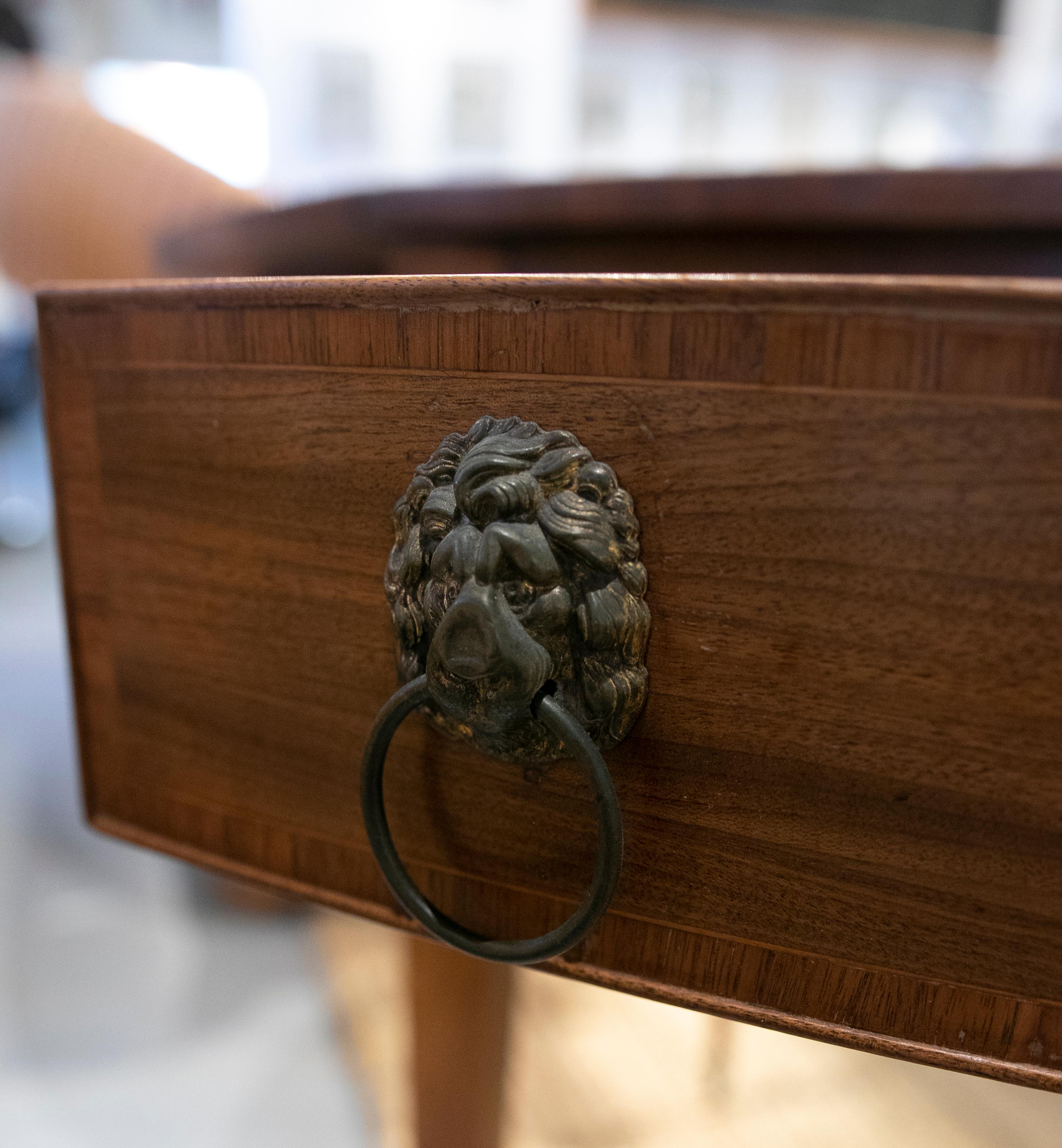 Table with Wings and Drawers on the Sides with Folding Laterales and Handles 5