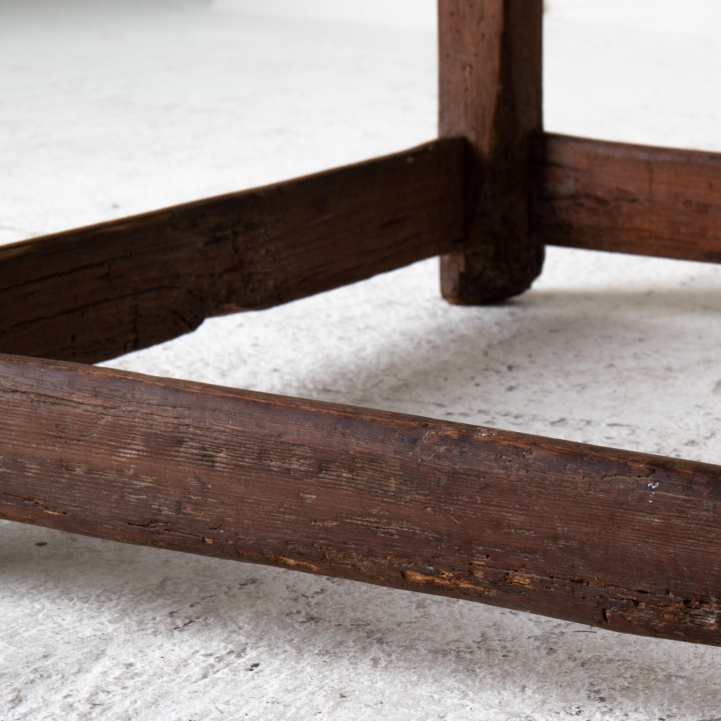 Table Work Table Swedish Rustic 18th Century Red Brown Sweden 1