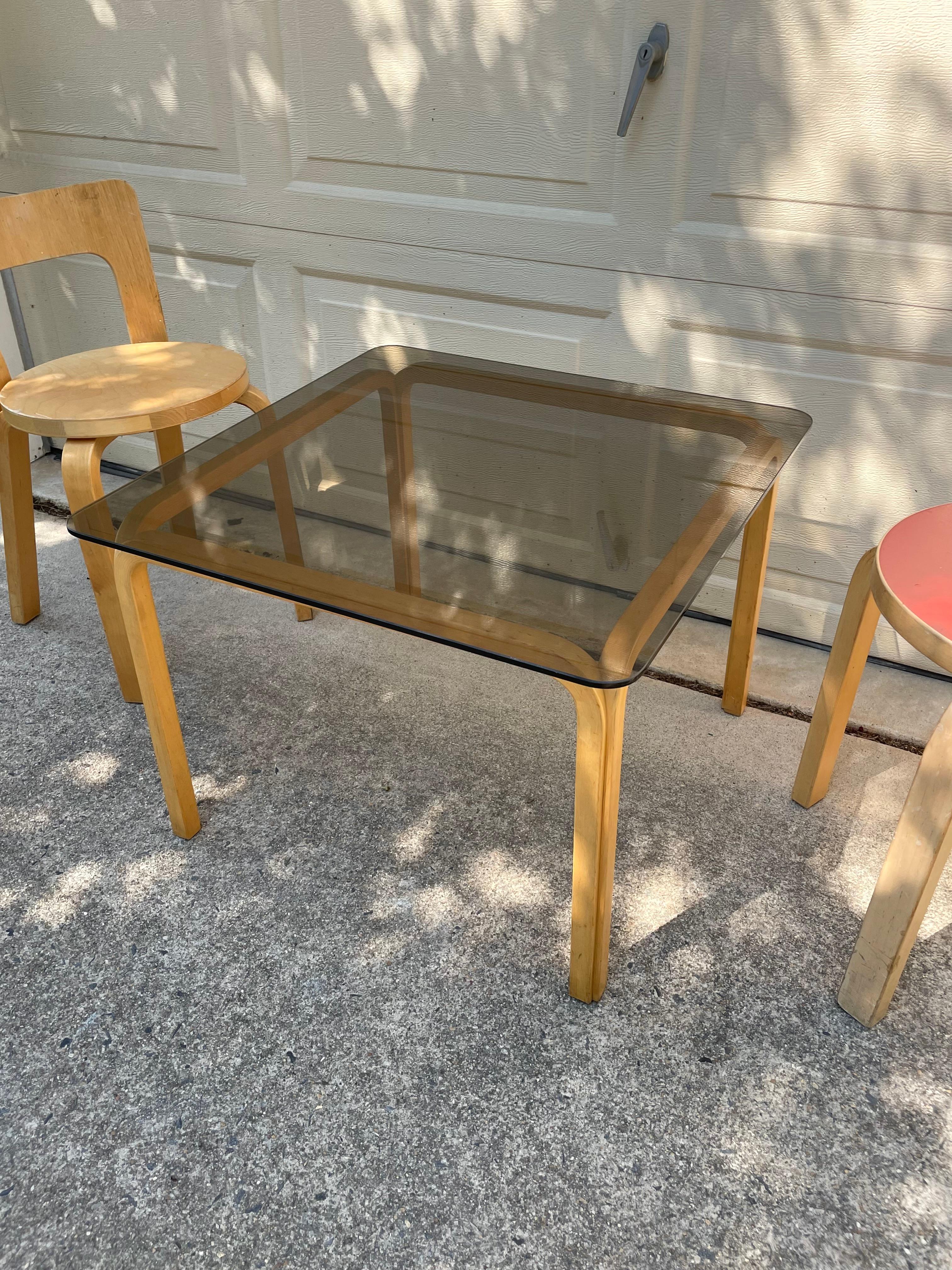Table Y805 by Alvar Aalto for Artek In Good Condition In Centreville, VA