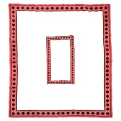 Mantel con 6 Servilletas "Café Paulista" Diseño Logo Armando Testa, Años 70