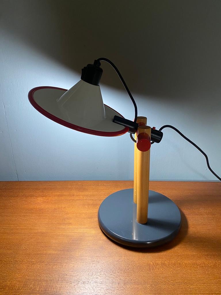 Tablelamp 'Colorín' by Eduardo Albors for Lamsar - Memphis 8