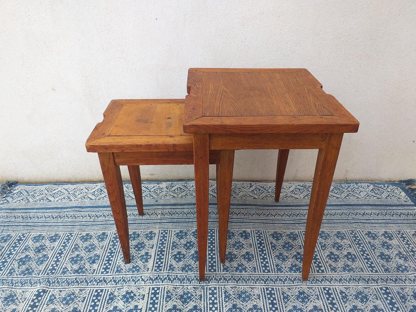 French Tables d'appoint en bois For Sale