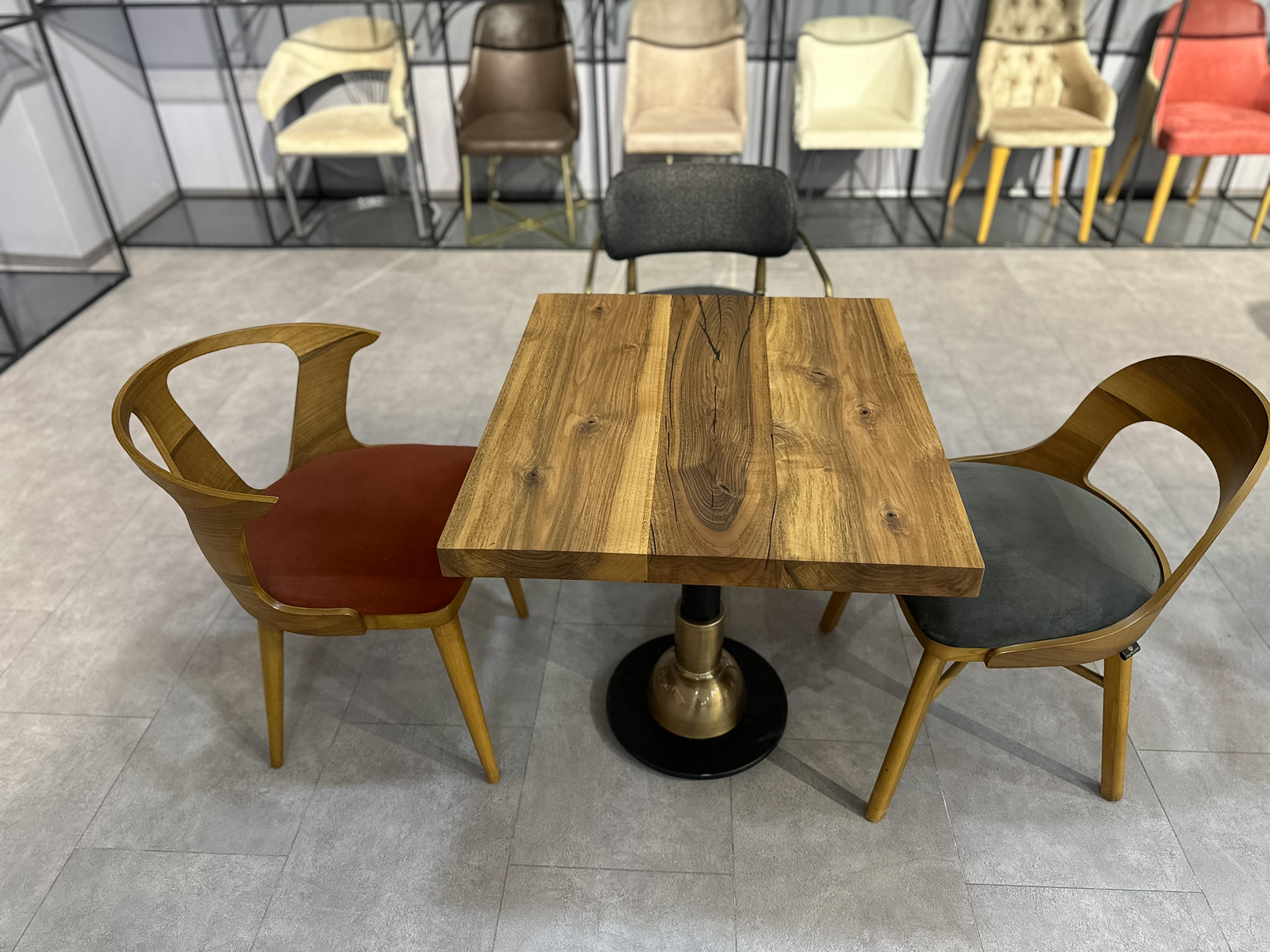 Turkish Tables For Restaurants - Walnut Wood Dining Table - Custom Kitchen Table For Sale