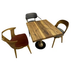 Tables For Restaurants - Walnut Wood Dining Table - Custom Kitchen Table