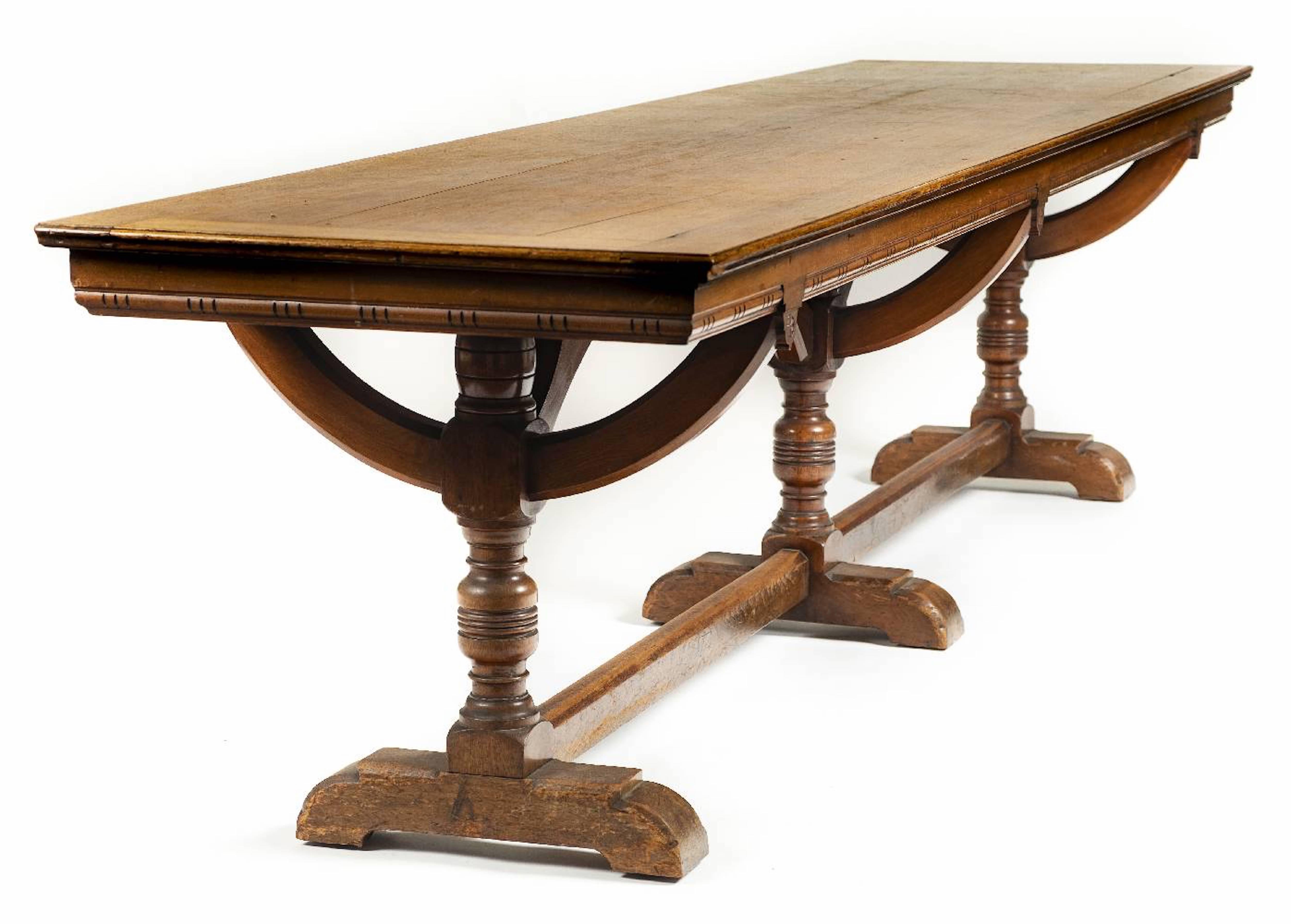 English Table, Pair, Long, Library, Dining, Centre, Writing, Desk, 19th Century