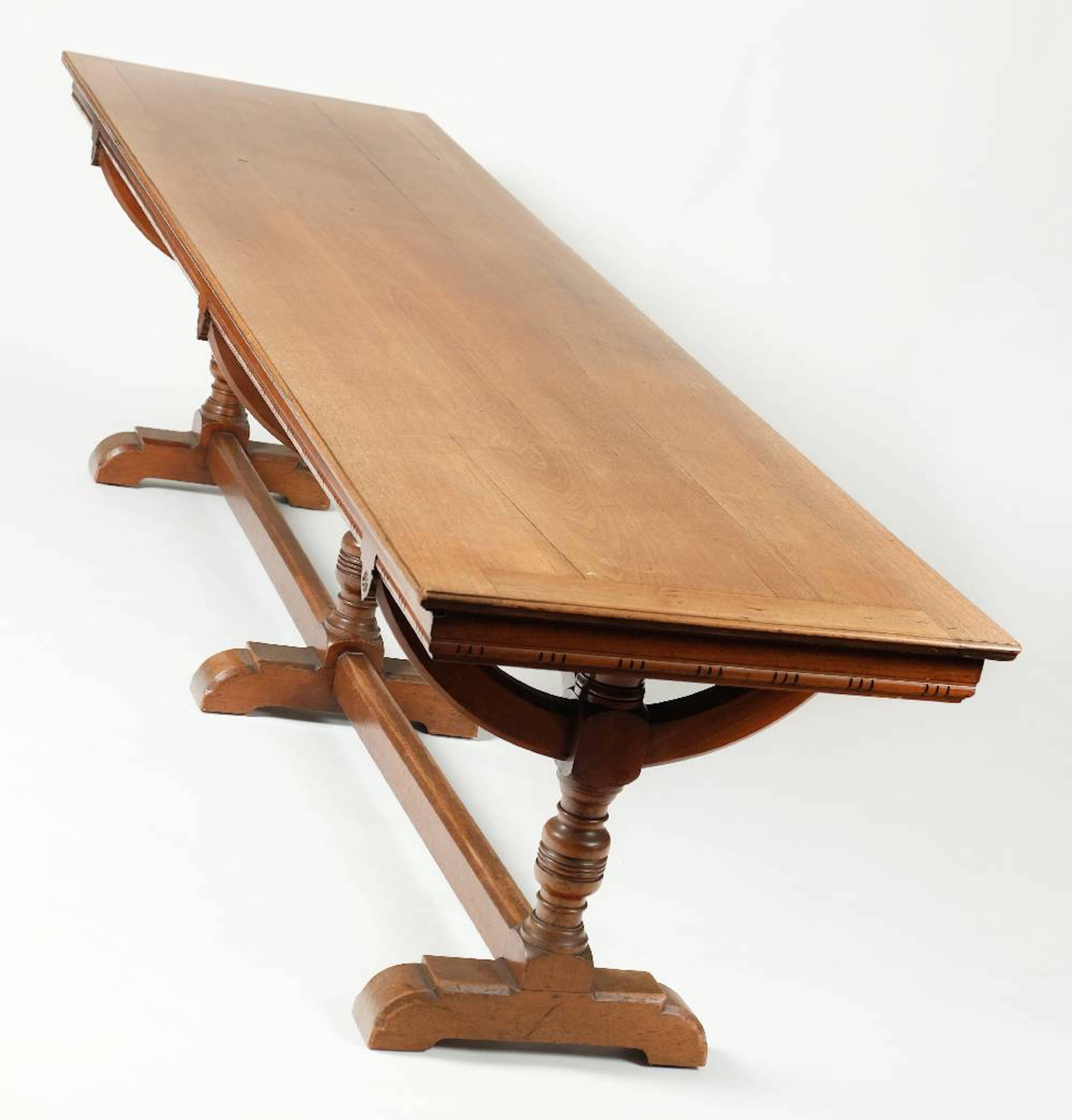 Joinery Table, Pair, Long, Library, Dining, Centre, Writing, Desk, 19th Century
