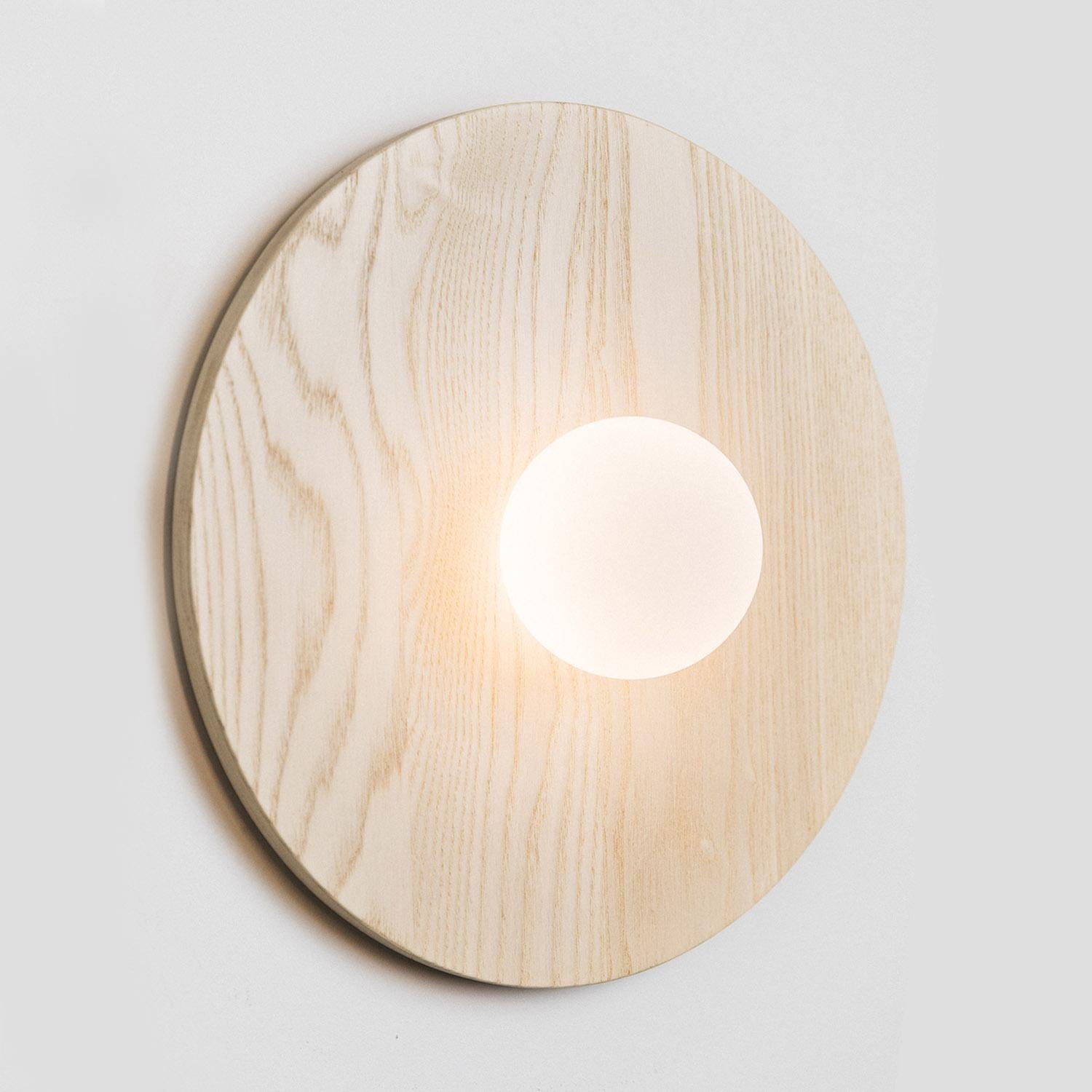 Modern Tablet 12 wood light fixture For Sale