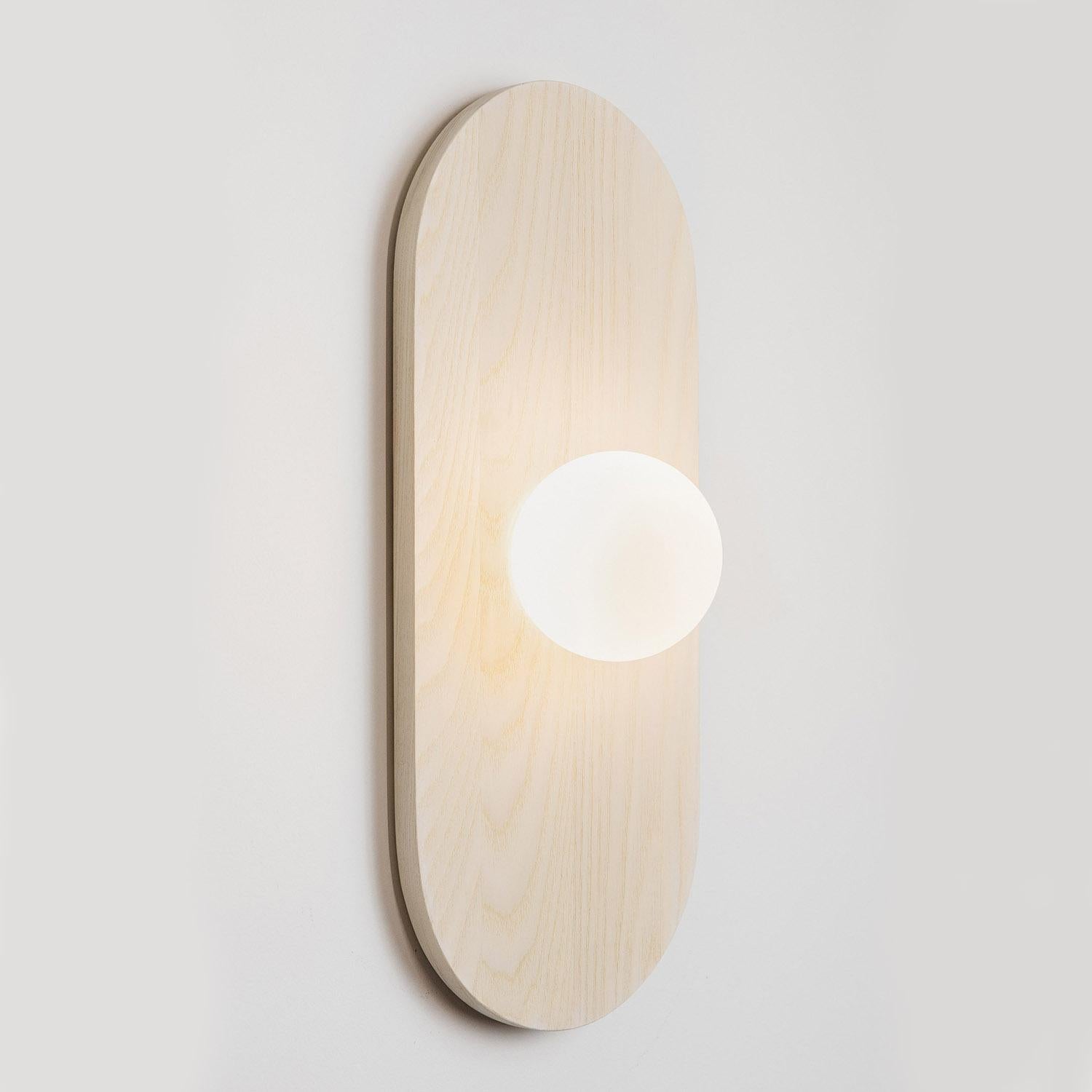 Modern Tablet 16 wood light fixture For Sale